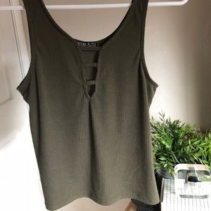 Green Tank Top